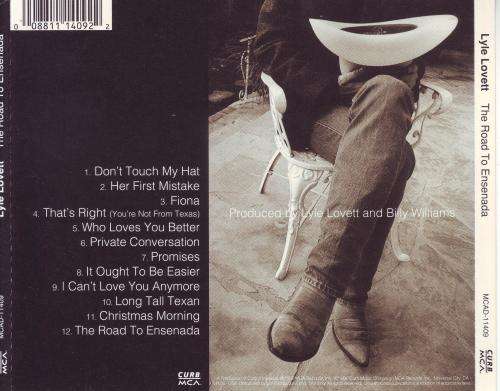 LYLE LOVETT - The Road To Ensenada (CD) MCAD-11409 NM