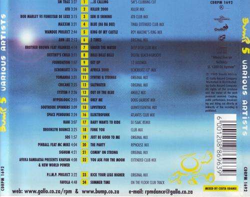 BUMP 5 - Compilation (CD) CDRPM 1692 EX