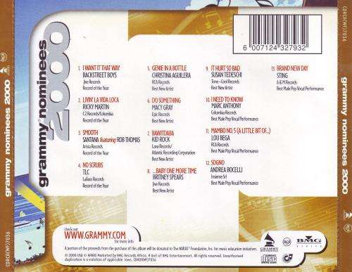 Grammy Nominees 2000 - Compilation CD, CDRCA(WF)7036
