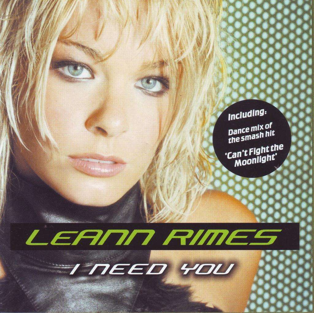 LEANN RIMES - I Need You (CD) - CDCURB (WF) 032 VG