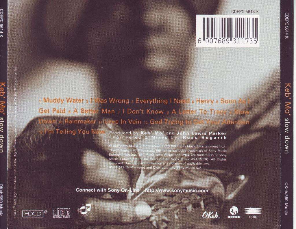 KEB` MO` - Slow down (CD) CDEPC 5614 K VG+