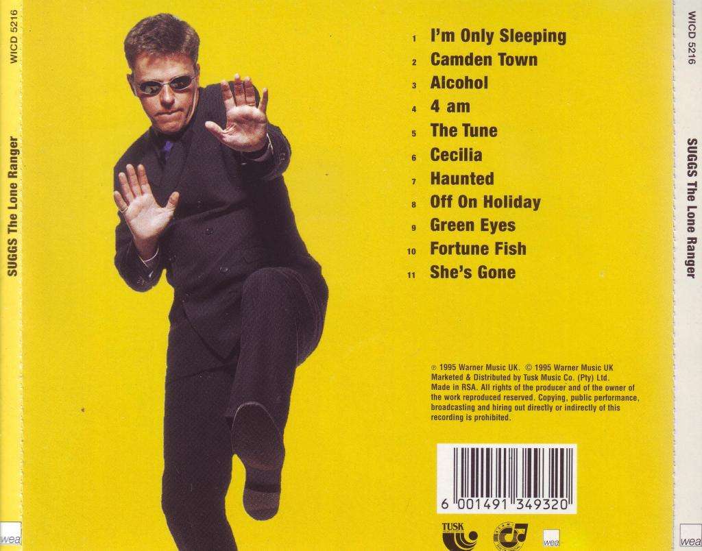 SUGGS  - The lone ranger ( CD)  WICD 5216 NM-