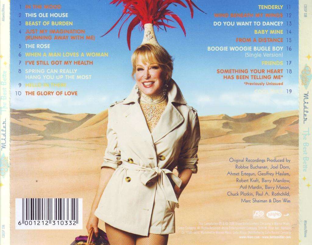 BETTE MIDLER - The Best Bette (CD) CDESP 338 EX