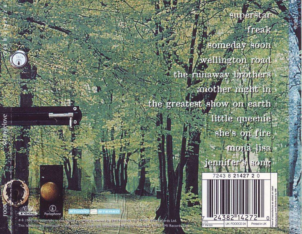 STRANGELOVE - Strangelove (CD) 7243 8 21427 2 0 EX