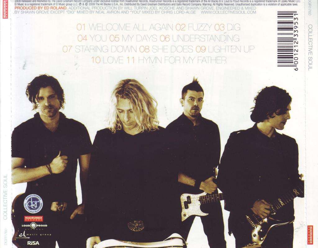 COLLECTIVE SOUL - Collective soul (rabbit) (CD) DGR1760 NM-