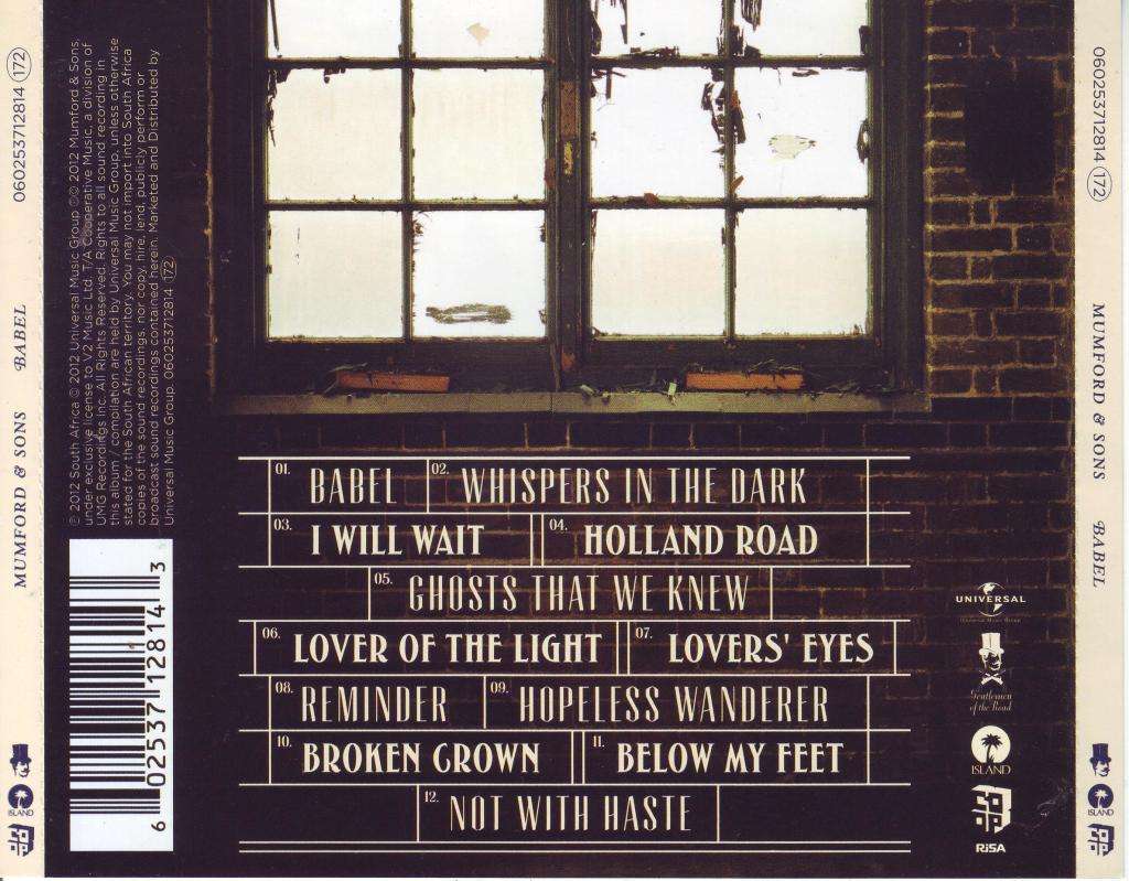 MUMFORD & SONS - Babel (CD) 060253712814  NM-