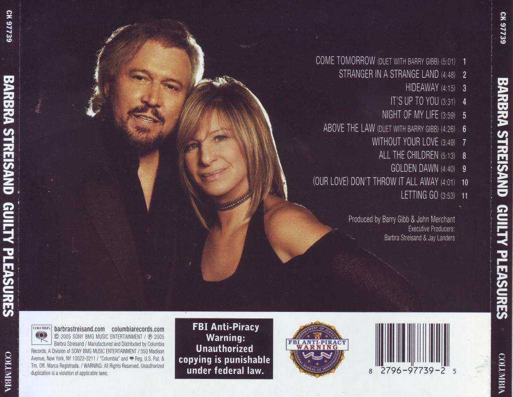 BARBRA STREISAND - Guilty pleasures (CD) CK 97739 NM