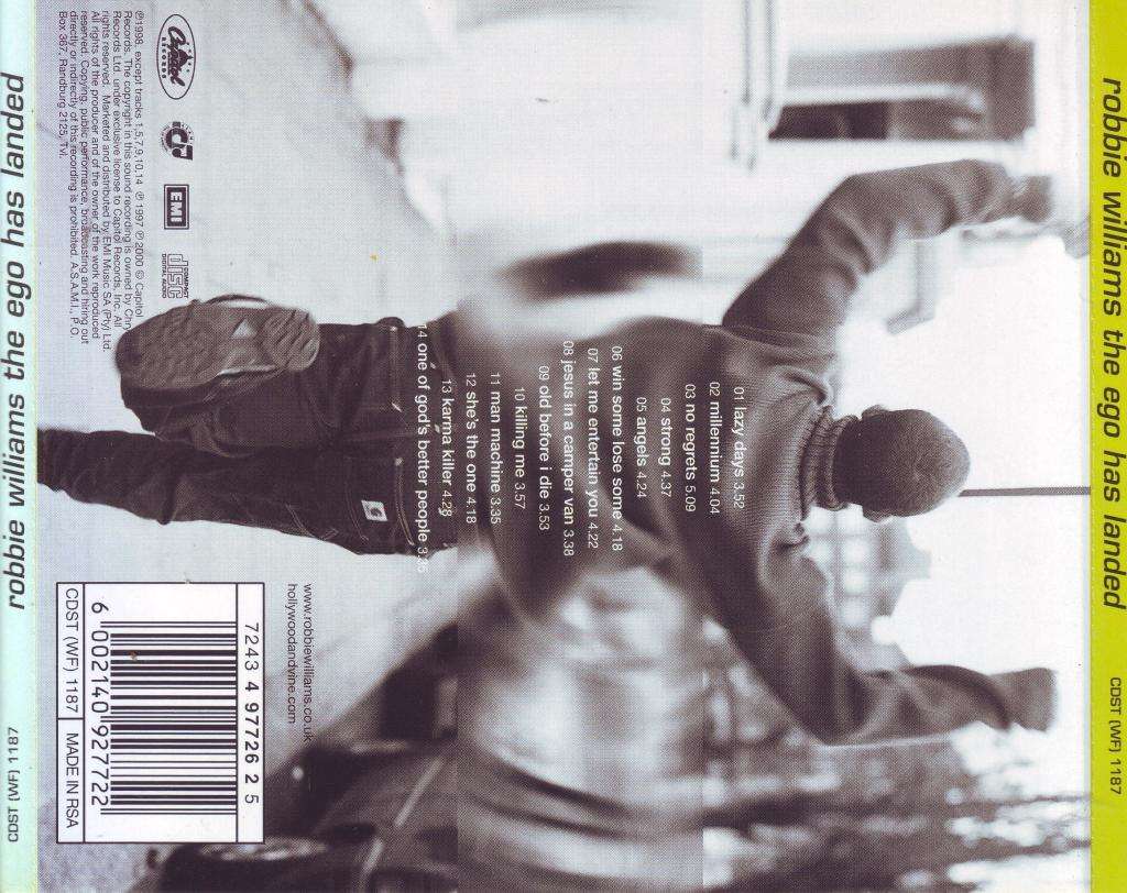 ROBBIE WILLIAMS - The ego has landed (CD)  CDST (WF) 1187 VG