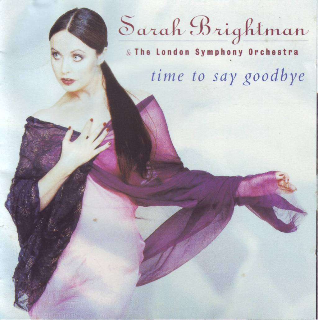 SARAH BRIGHTMAN - Time to say goodbye (CD) CDELJ (WF) 122 VG to VG+