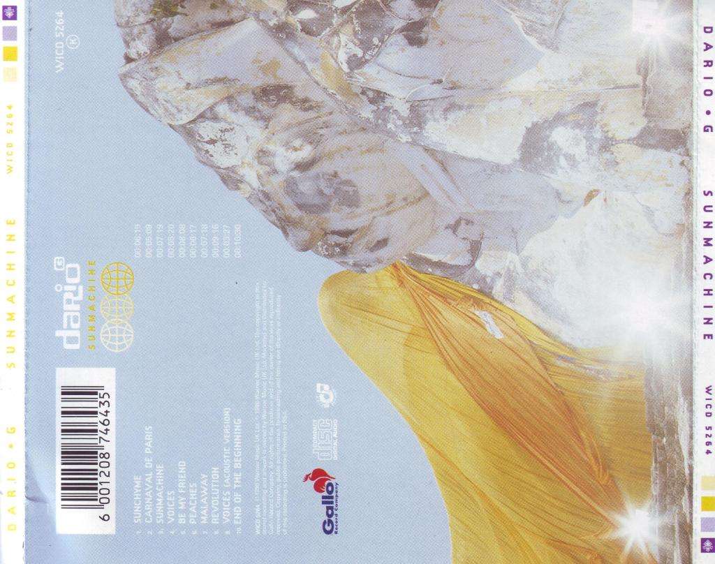 DARIO G - Sunmachine (CD) WICD 5264 NM-
