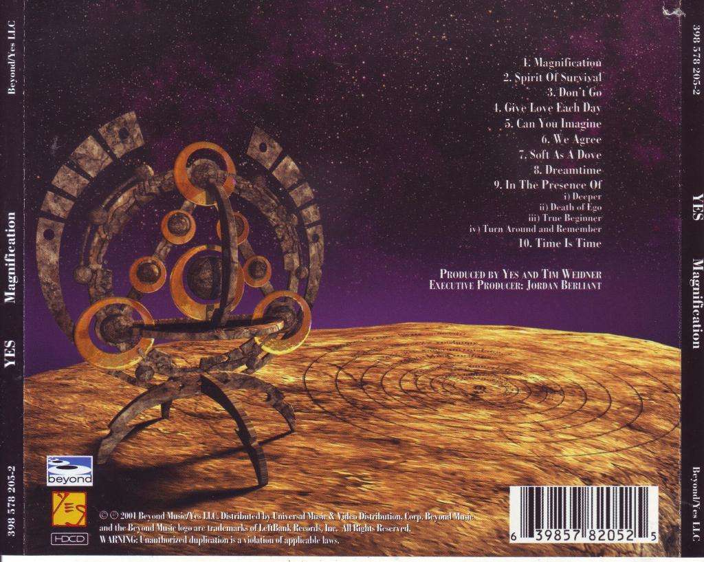 YES - Magnification (CD, HDCD) 398 578 205-2 NM