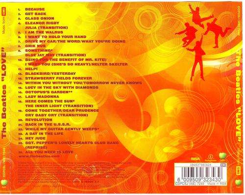 THE BEATLES - "Love" CDPCSJ (WE) 7249 (FREE BULK SHIPPING)