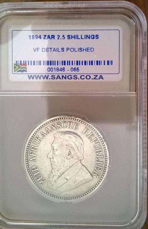 1894 ZAR 2.5 shillings