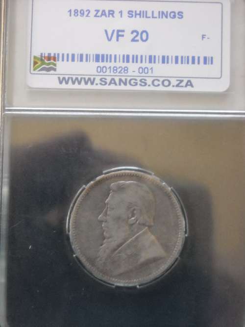 1892 ZAR 1 Shillings - VF20