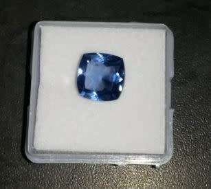 Natural Tanzanite Certified Cushion Cut Loose Gemstone 5.20 Ct