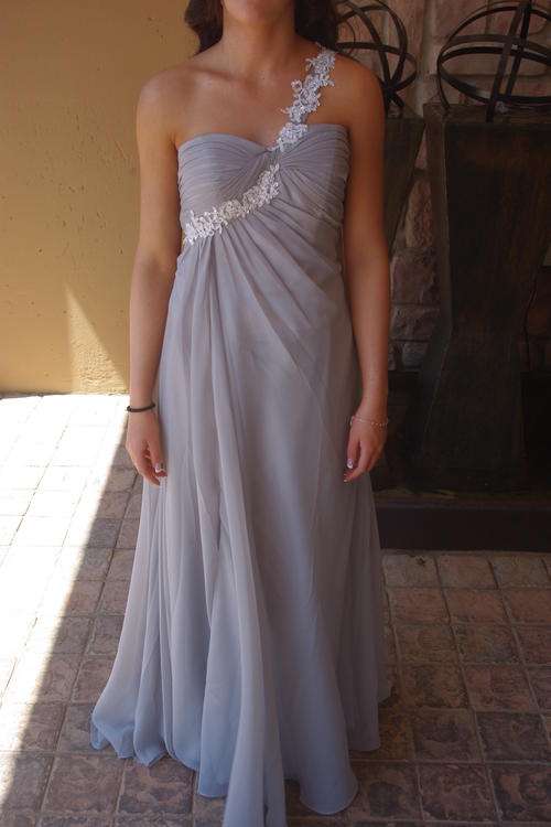 *FURTHER REDUCED*  Brand New Imported Matric Farewell/Evening Dress - Grey/silver