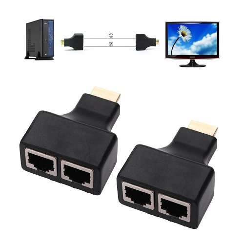 1 Pair Full HD 1080P 3D HDMI Extender By CAT5E CAT6 Network Cable Extend HDMI Signal to 30M For HDTV