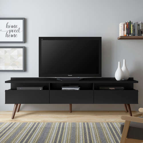Live 160 Black TV Unit