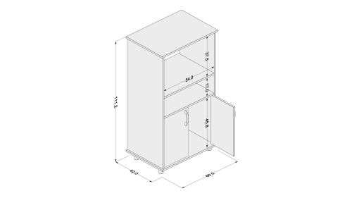 Utility Cabinet 2 Doors High