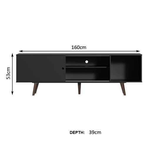 Madrid Black TV Unit