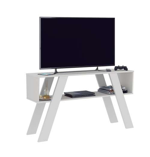 TV STAND DETROIT WHITE