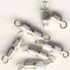 SILVER SCREW BARREL CLASPS