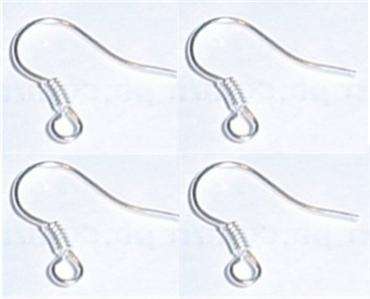 20 SILVERPLATED EARRING WIRE PIECES