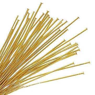 Headpins Gold - Pack of 200