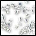 50 Crimp Bead 2mm tube Silver