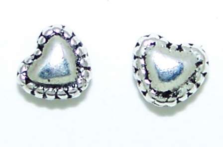 Spacer nickel Heart 6x5mm