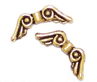 Angel wings 14x7mm