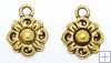 Charms Brass Flower 14mm 50pcs