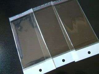 "SALE" Polypropylene bag for display on hook 6.5x12.5cm - Pack of 50