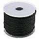 Black Waxed Cord - sold per meter
