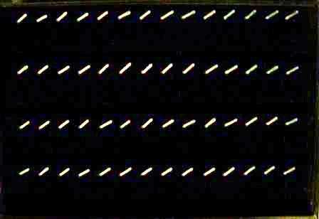 Display for Bracelets 35x24cm Black Velvet