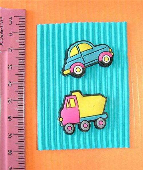 Silicon Brad Pin, Car & Truck, per pair