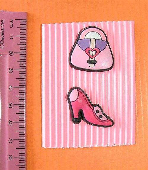 Silicon Brad Pin, Handbag & Shoes, per pair