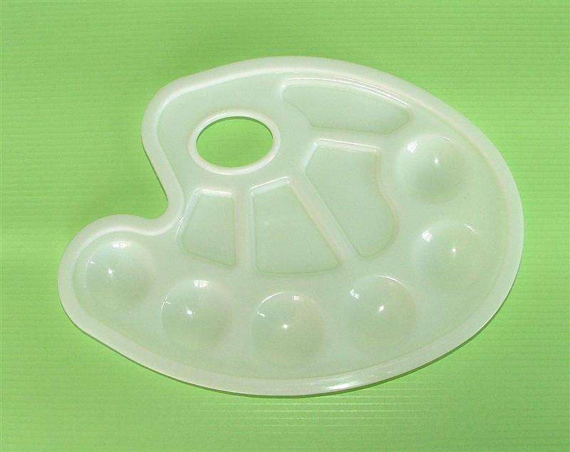 Paint Pallette, 6 hole & 4 mix