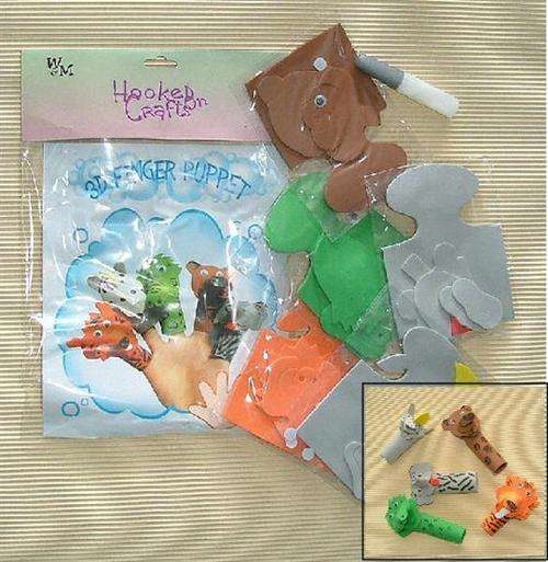 3D Finger Puppets Craft Kit