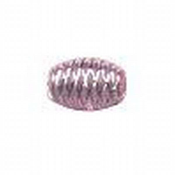Acrylic Pink Sparkle OVAL Beads - Pack of 10