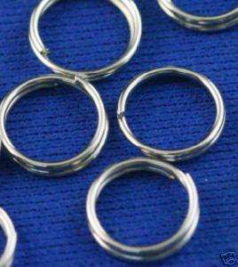 "SALE" - PACK OF 50 - Split ring nickel - 4mm
