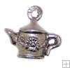 Teapot Charm - Black Nickel - 1 teapot
