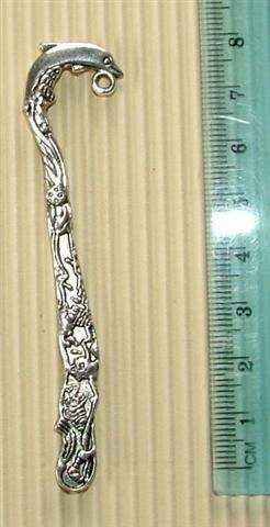 Bookmark, Small, Dolphin, Nickel