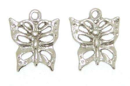 Charms nickel butterfly 15mm - 1pc