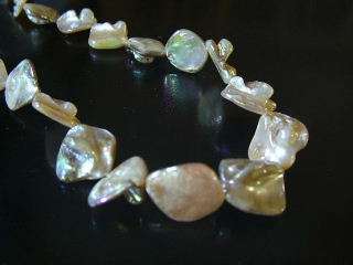 Mother of Pearl Irregular Shape - TAN - 2pcs