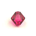 Fuschia Faceted Acrylic Bicone - 6mm