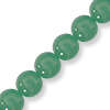 6mm Glass Bead Round Green