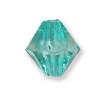 Turquoise Faceted Acrylic Bicone - 6mm