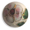 10mm ROUND White Cloisonne Bead