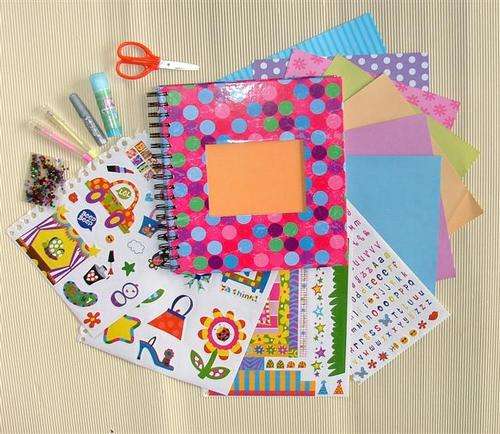 New - Scrapbook Album Activity Kit with accessories